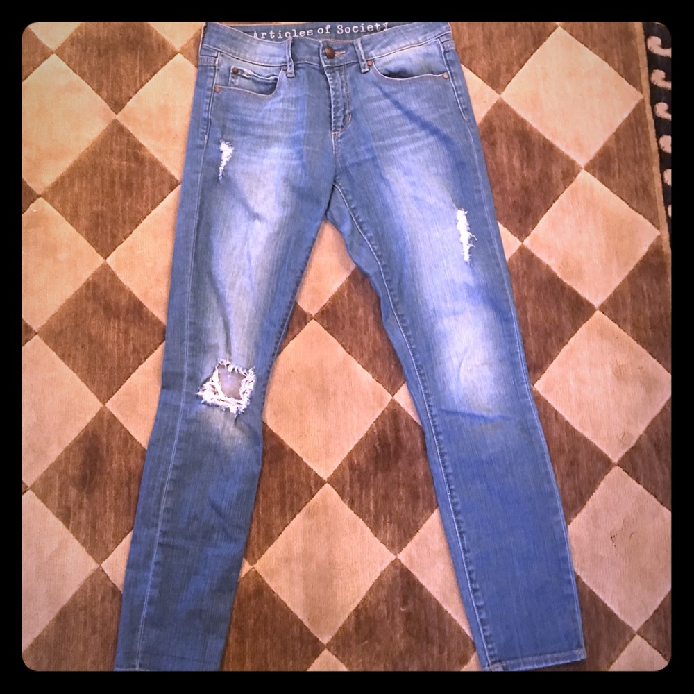 Articles of Society distressed denim jeans Size 25